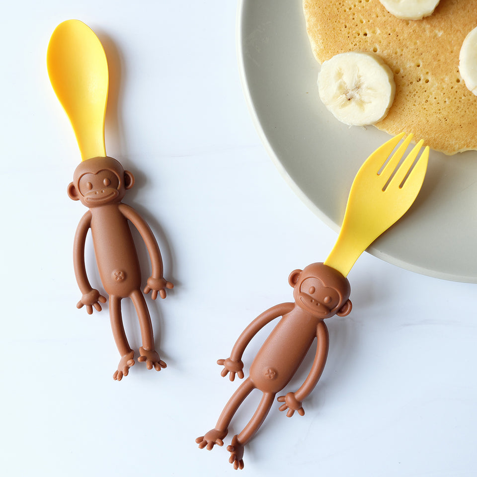 Monkey Spoon & Fork