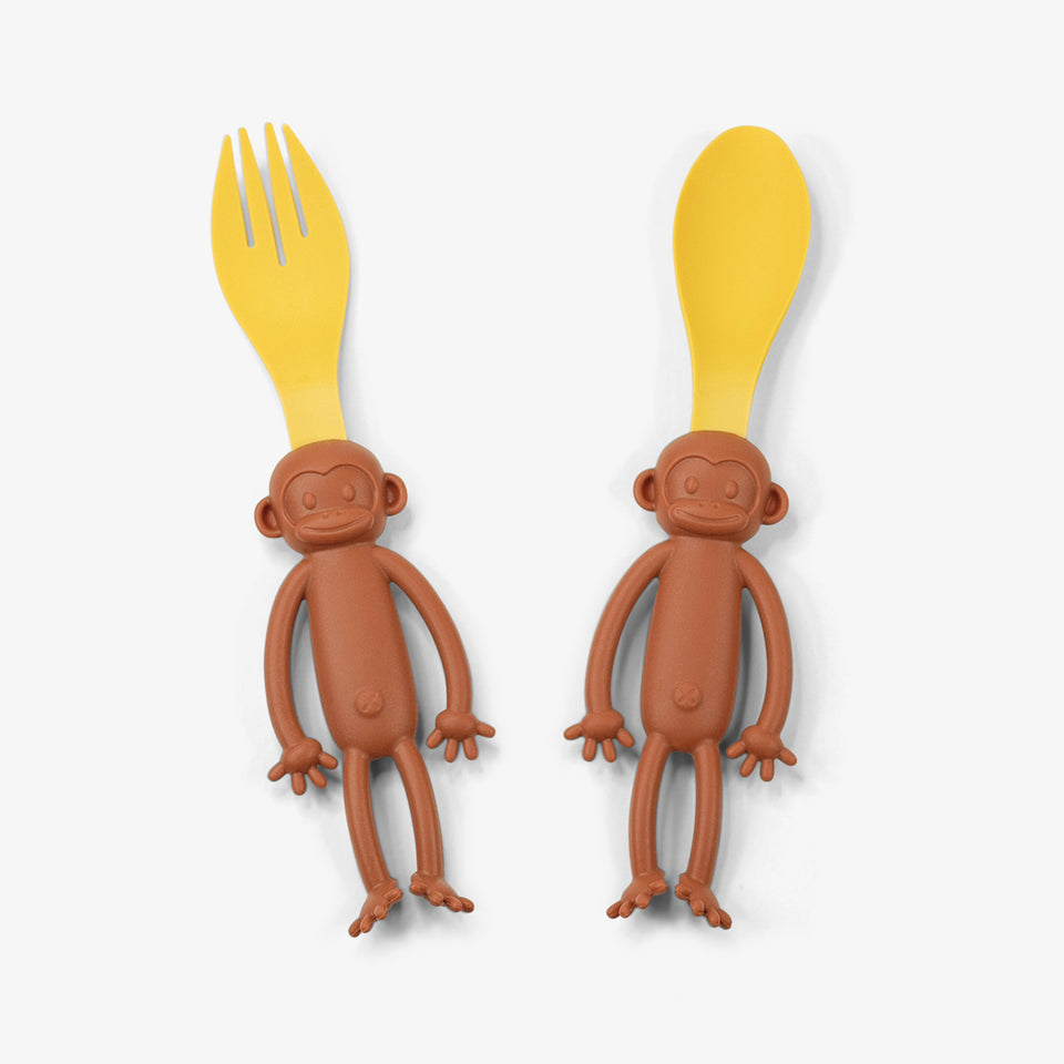 Monkey Spoon & Fork